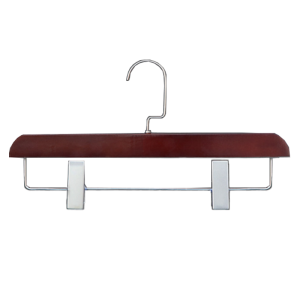 Wooden Pant Hangers With Clips