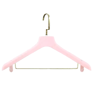 Velvet Suit Hanger With Flocking & Bar