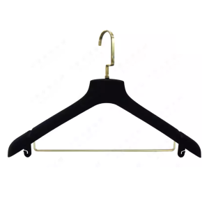 Velvet Suit Hanger With Bar