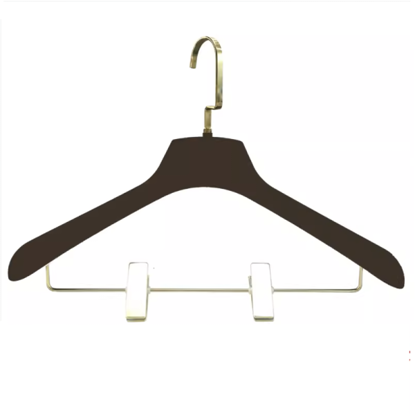 Velvet Suit Hanger With Bar&Clips