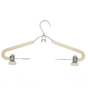 Ivory Hanger With Metal Clips