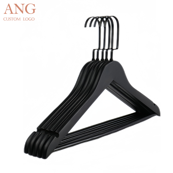 W 17.5" Black Wooden Hanger