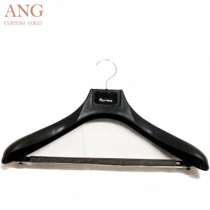 Heavyweight Black Plastic Suit Hangers