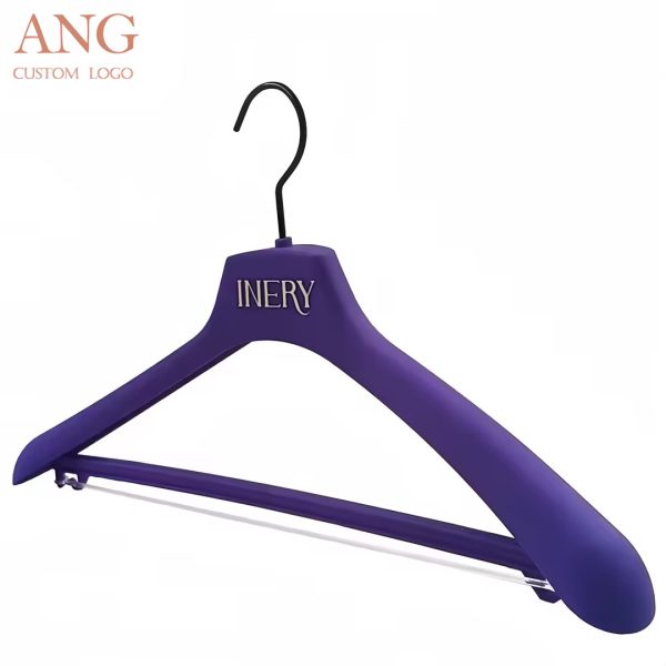 Rubber-Paint Plastic Coat Suit Hanger