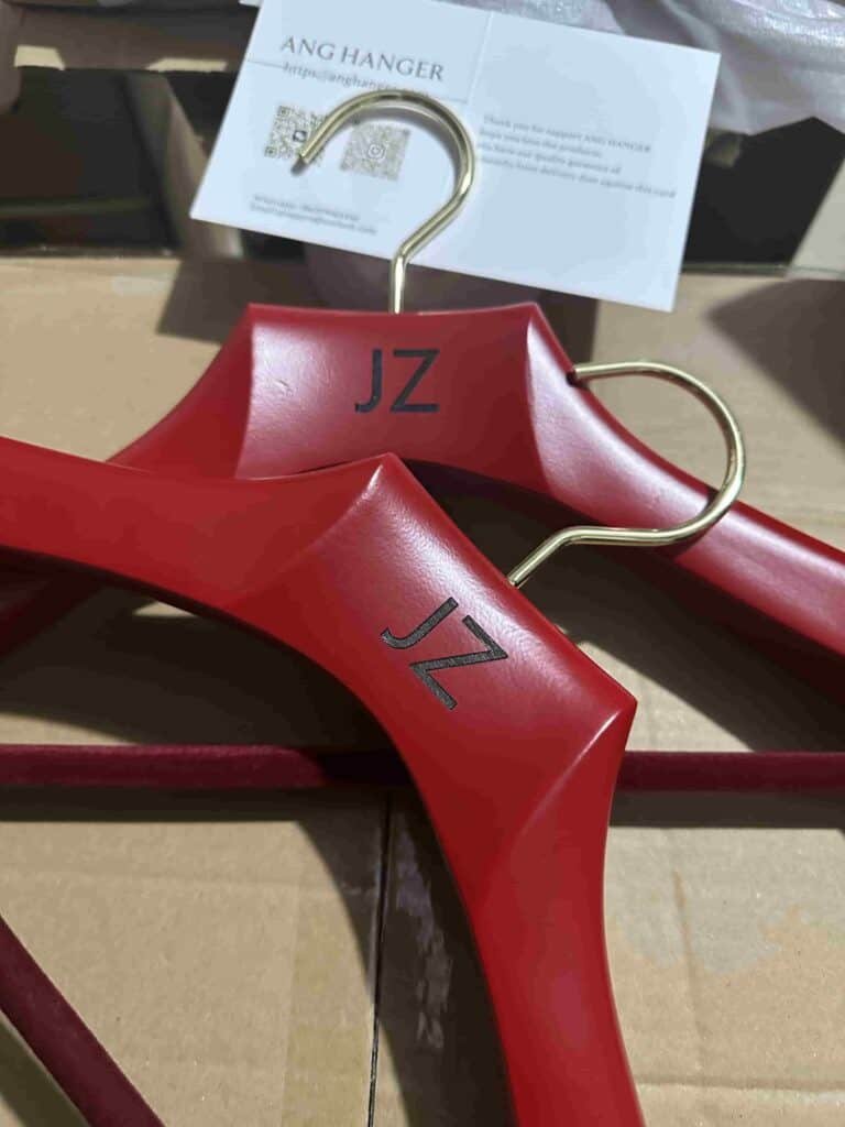 Red Suit Hangers