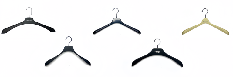Plastic dress hanger