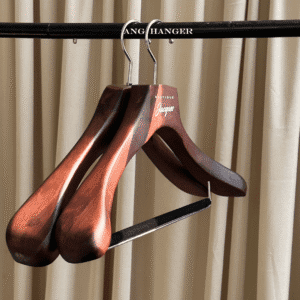vintage wooden hangers