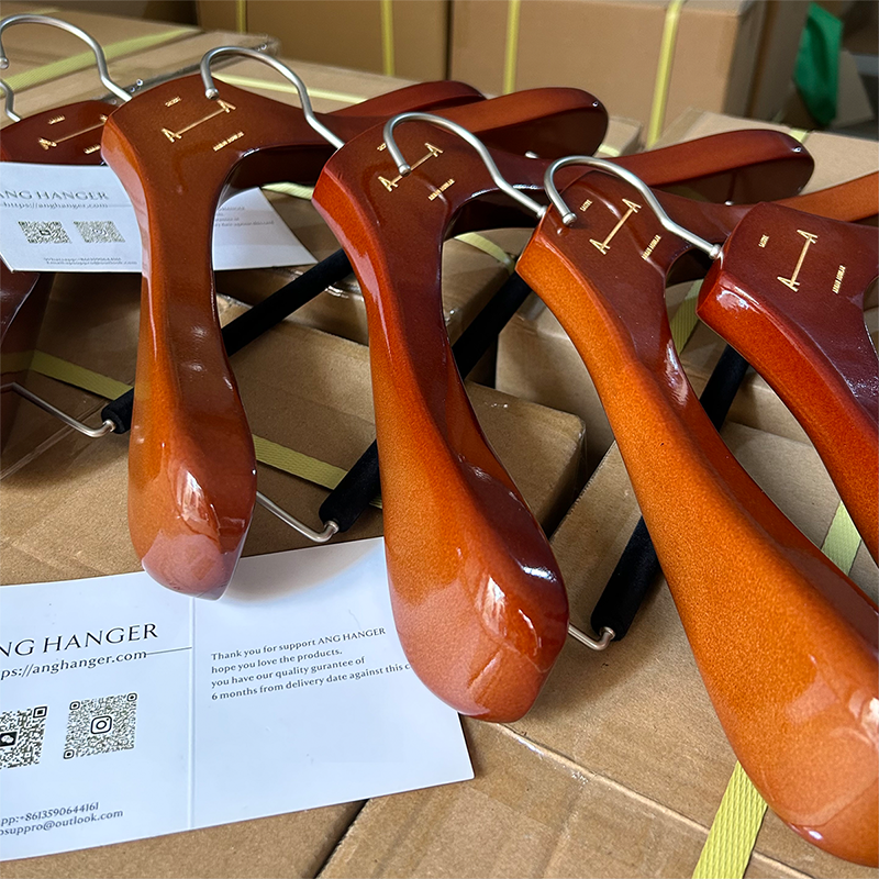 wood suit hanger