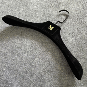 Flocked clothes hangers