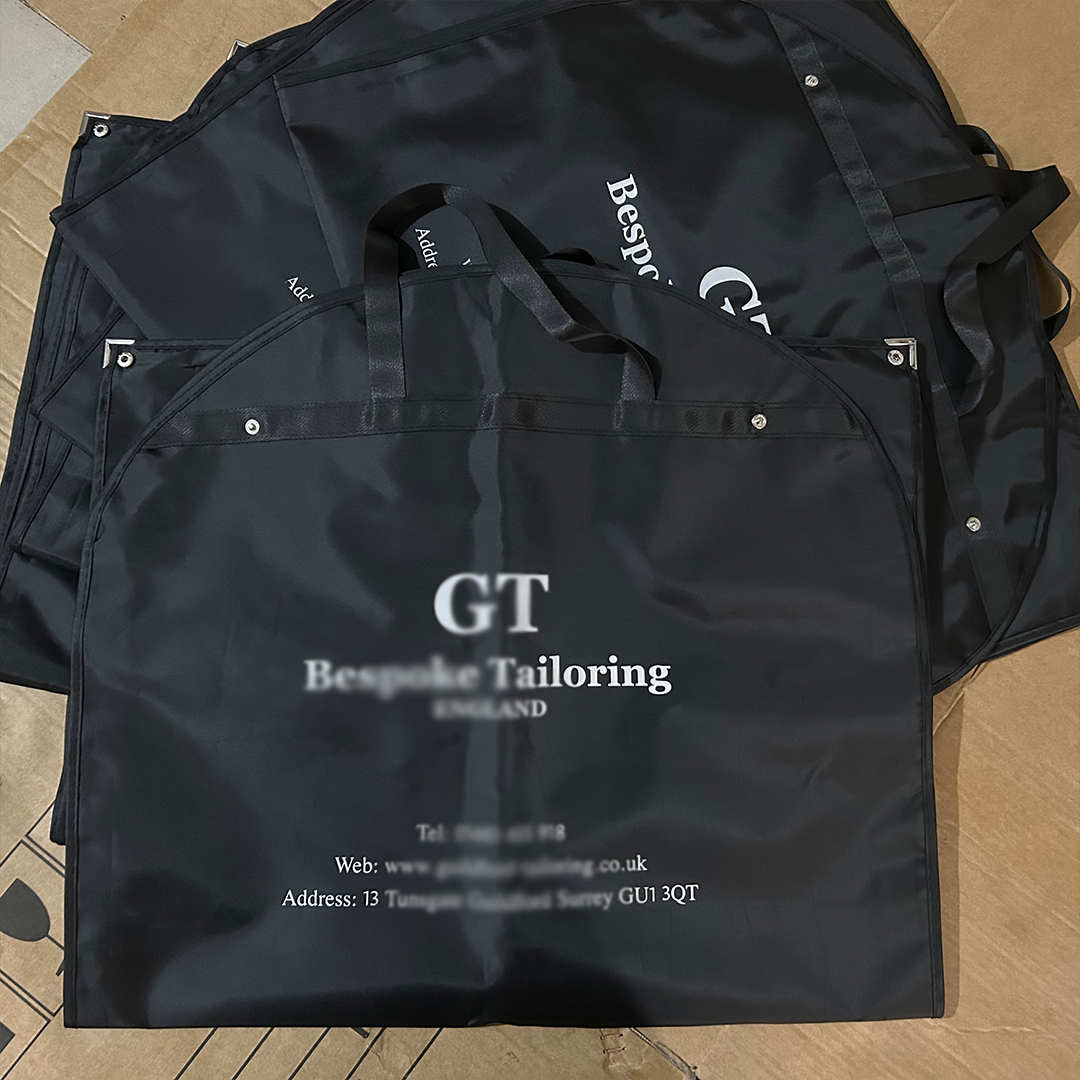 black garment bag