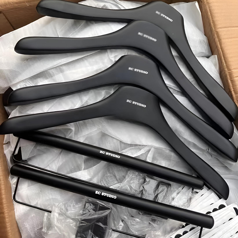 Clothing store wooden hanger