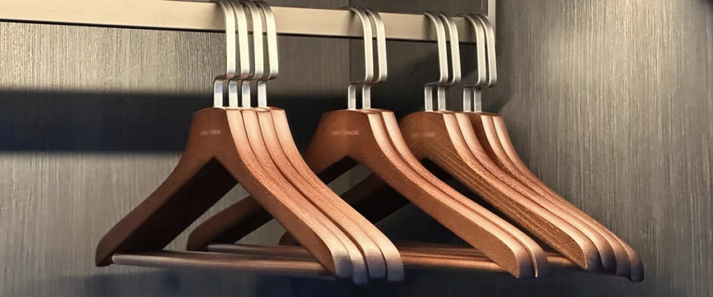 custom hotel hanger
