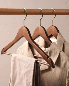 Affordable wooden hangers