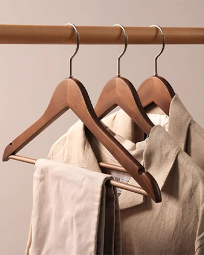 Affordable wooden hangers