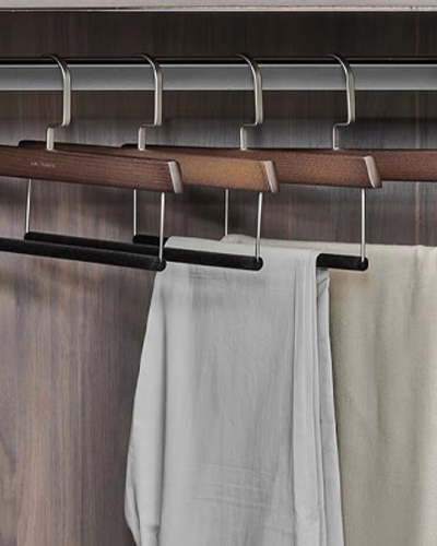 Wooden pants hanger