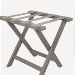 wooden hotel Luggage rack