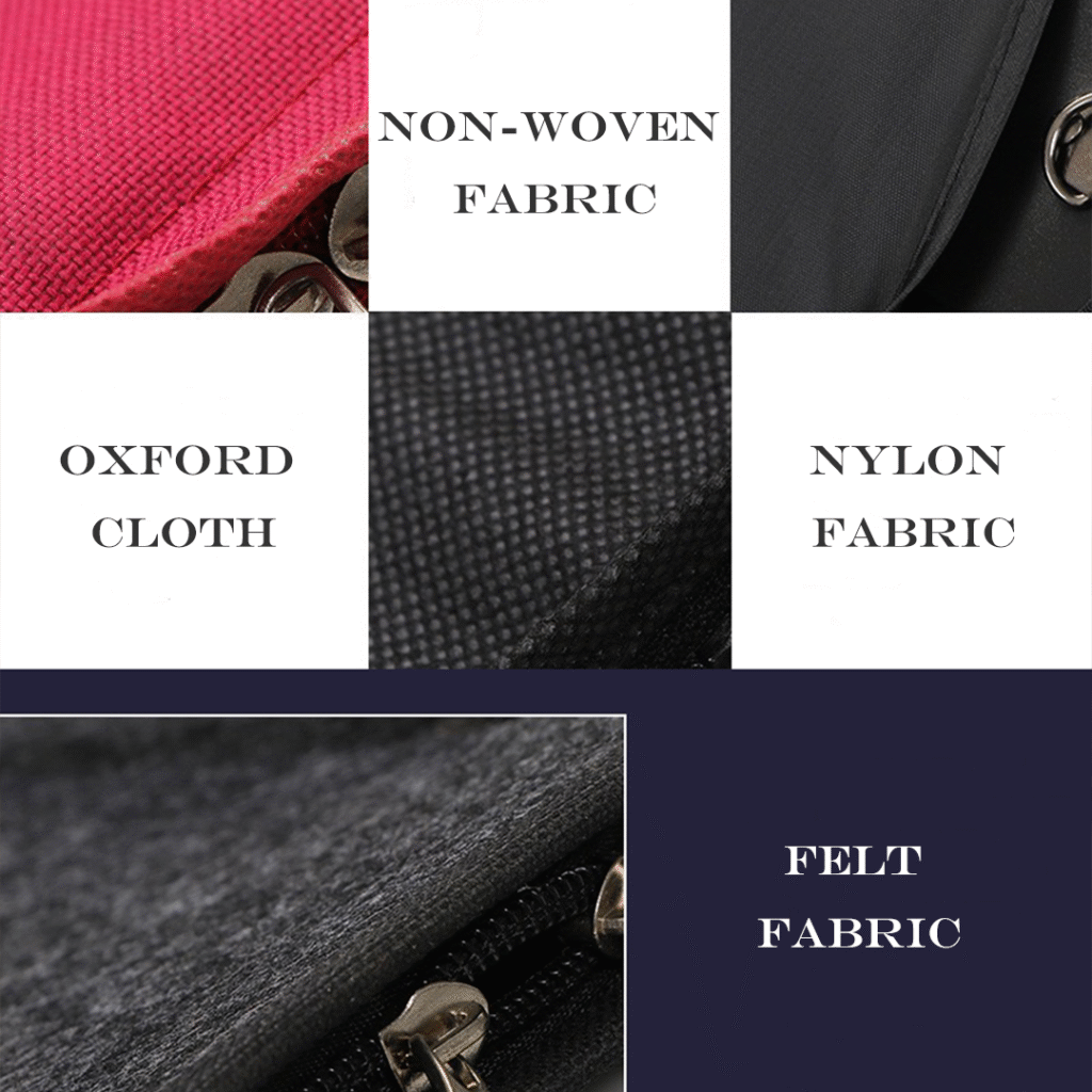 garment bag Raw material selection