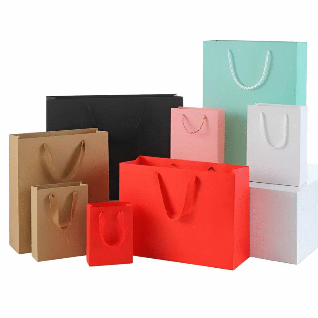 Paper bags of different sizes