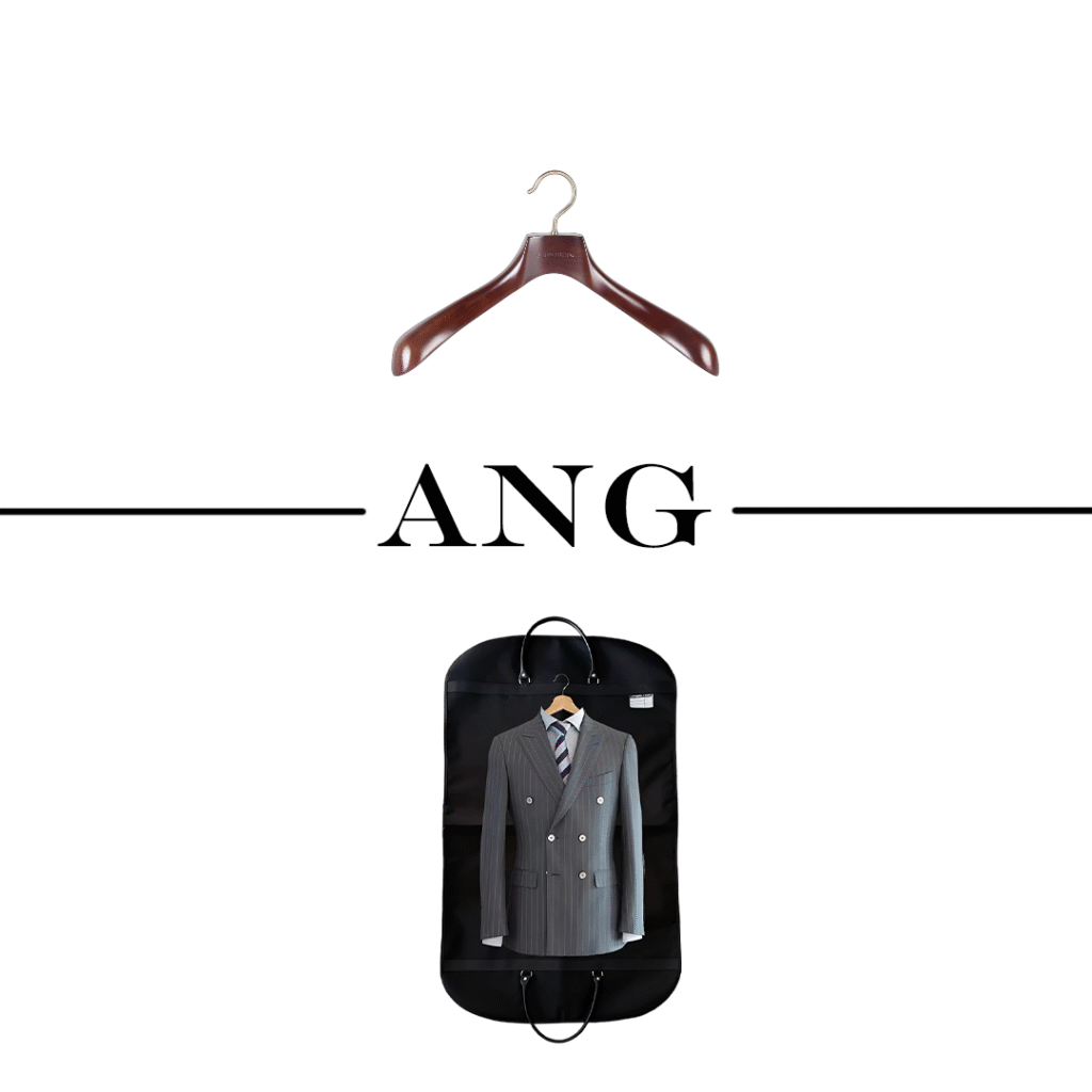 hangers and clothing bags