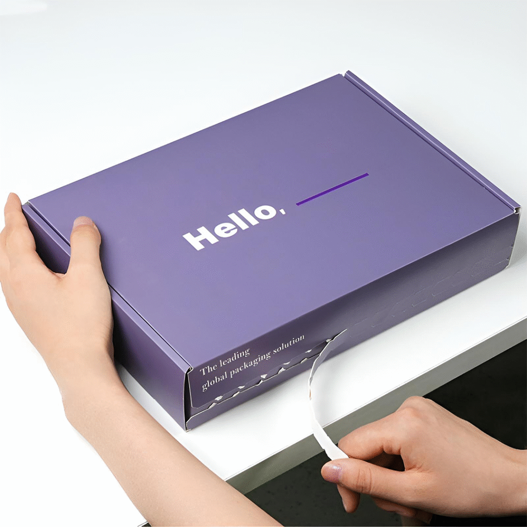 Purple Mailer Boxes