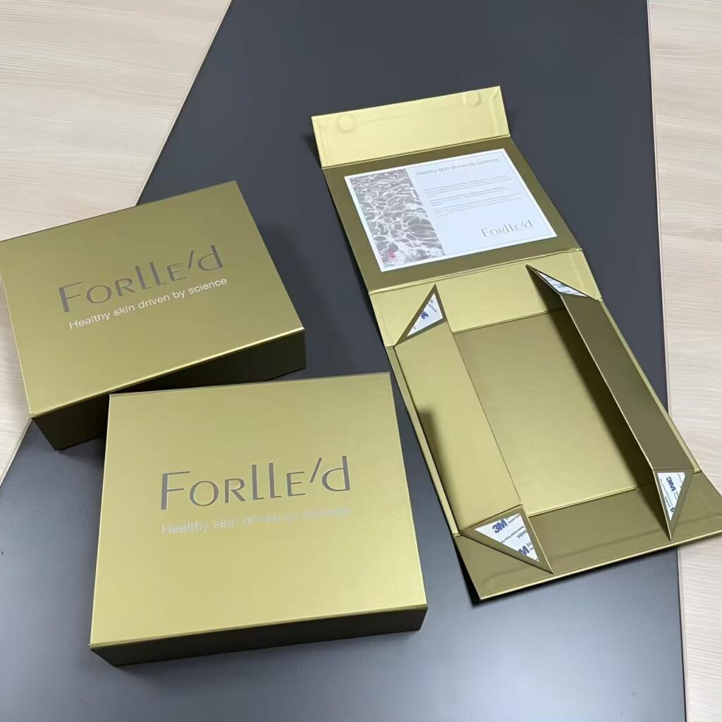Brand magnetic folding box