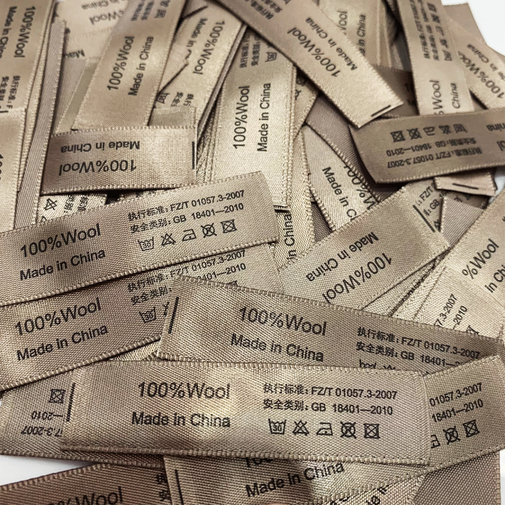 custom garment label