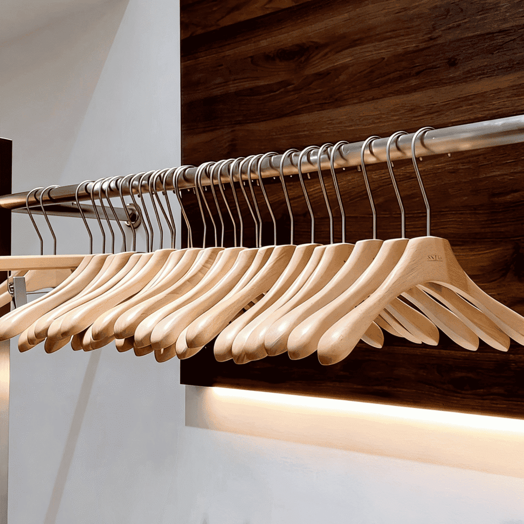 wood clothes hangers wholesale