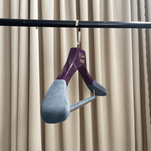 Wooden hanger wholesale hanging on retail display rod