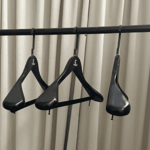 Custom Black Wooden Hangers for suit