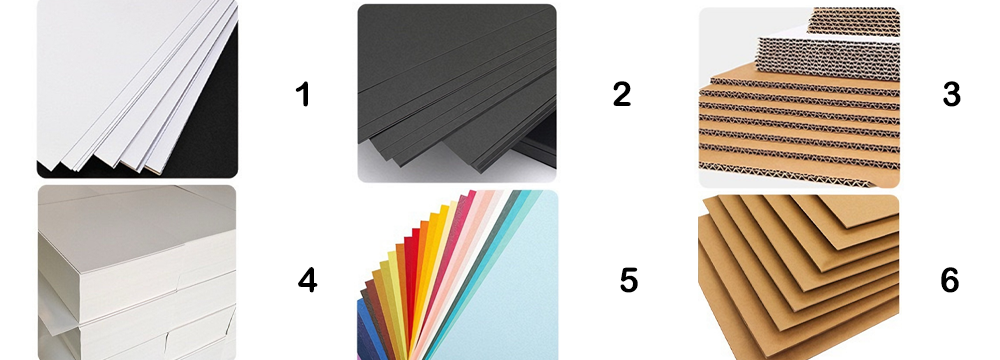 Premium Paper Material Options for Custom shopping Bags | White/Black Cardstock, Kraft Paper, Corrugated Paper & Coated Paper Samples