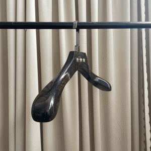 Heavy duty wooden hangers for thick winter coats and leather jackets