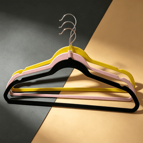 Colorful non-slip plastic wholesale baby hangers for kids and toddler clothes